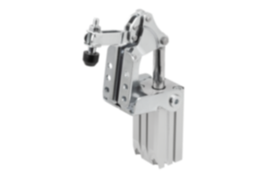 Pneumatic clamps vertical with vertical cylinder bracket