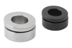 Spherical washers and conical seats combined, steel or stainless steel similar to DIN 6319