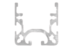 Aluminium profiles 40x40  for roller rails, Type I