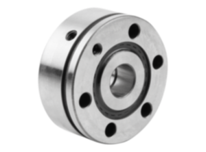 Axial angular contact ball bearing, steel double-row, with flange