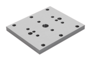 Baseplate for centric vice