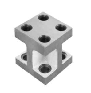 Riser blocks, grey cast iron Form H, short version