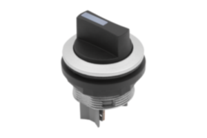 Selector switch, installation version, Ø 22.3 mm flat tab connector, compact Selector switch, installation version, Ø 22.3 mm flat tab connector, compact