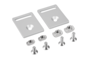 Connector plates with slots for LED lamps Connector plates with slots for LED lamps